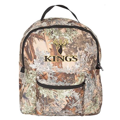  Kings Hunter Series Junior +25-Degree Sleeping Bag, Green/Desert Shadow Camo Accents