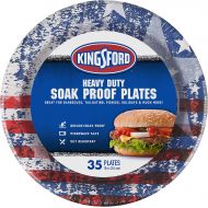 Kingsford Heavy Duty Paper Plates, 35 Count, American Flag