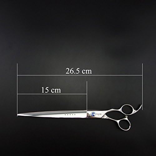  Kingstar 10in. Professional Pet Scissors,Straight Scissors,Dog straight shears,440C,sharp edge Dog grooming scissors,A451