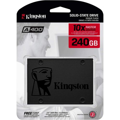  [아마존 핫딜] [아마존핫딜]Kingston 240GB A400 SATA 3 2.5 Internal SSD SA400S37/240G - HDD Replacement for Increase Performance