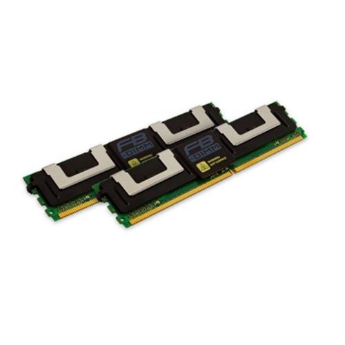  Kingston 4 GB (2x2GB Kit) Fully Buffered ECC DDR2 SDRAM Memory Module 4 GB 333MHz DDR2667PC25300 DDR2 SDRAM 240pin DIMM KTM57804G Server Memory Only