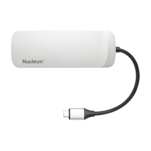  Kingston Nucleum USB C Hub, 7-in-1 Type-C Adapter Hub Connect USB 3.0, 4K HDMI, SD and MicroSD Card, USB Type-C Charging for MacBook, Chromebook, and Other USB Type-C Devices