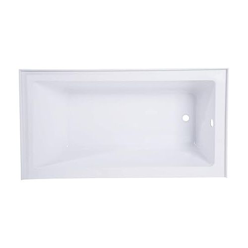  Kingston Brass VTAP543022R Aqua Eden Alcove Tub, White