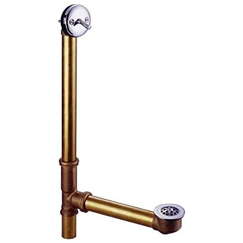  Kingston Brass DTL1181 Bath Tub Drain and Overflow, Polished Chrome