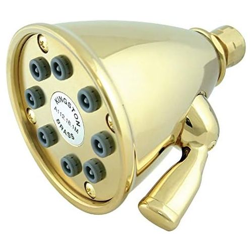  Kingston Brass K139A2 Designer Trimscape Showerscape Jet Spray Shower Head, Polished Brass