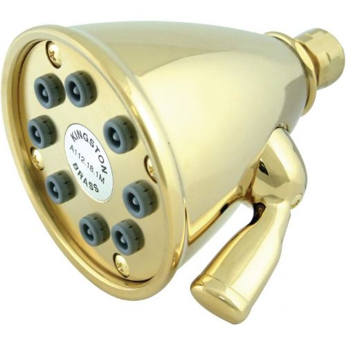  Kingston Brass K139A2 Designer Trimscape Showerscape Jet Spray Shower Head, Polished Brass