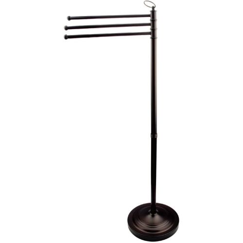  Kingston Brass CC2025 Pedestal Towel Bar In Three Level Height with White Box, Oil Rubbed Bronze