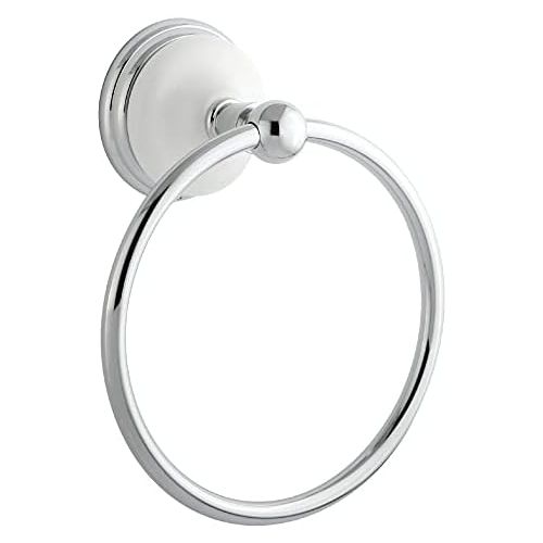  Kingston Brass BA1114C Victorian 6-Inch Towel Ring, Polished Chrome