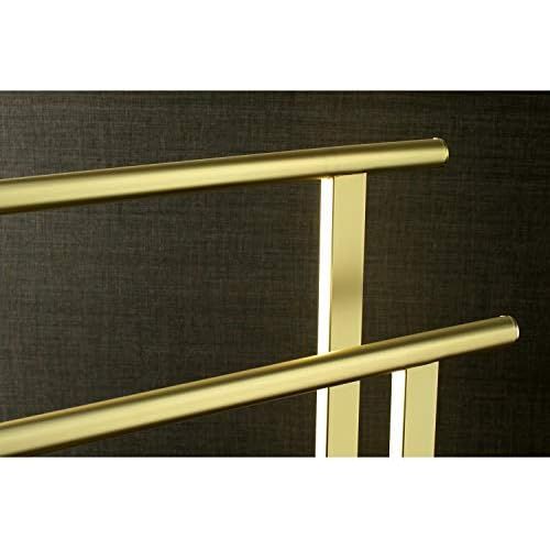  Kingston Brass SCC6037 Freestanding Double Towel Rack, Brushed Brass