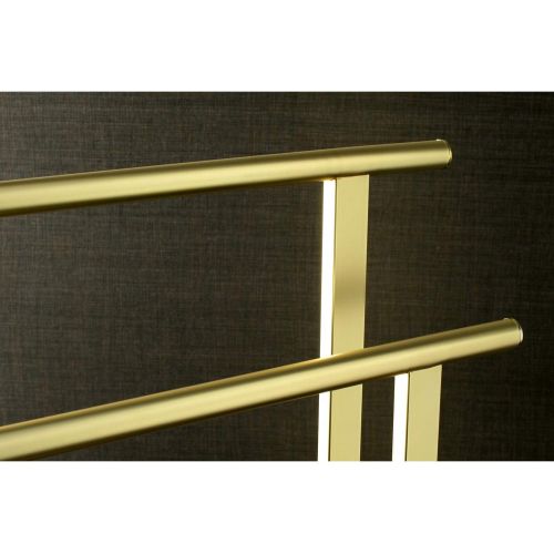  Kingston Brass SCC6037 Freestanding Double Towel Rack, Brushed Brass