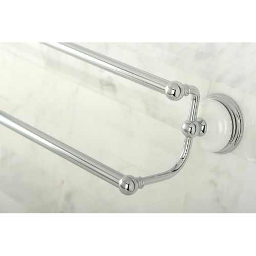  Kingston Brass BA1113C Victorian 24-Inch Dual Towel Bar, Polished Chrome