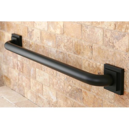  Kingston Brass DR614245 Designer Trimscape Claremont Decor 24-Inch Grab Bar with 1.25-Inch Outer Diameter, Oil Rubbed Bronze