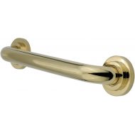 Kingston Brass DR414182 Designer Trimscape Manhattan Decor 18-Inch Grab Bar with 1.25-Inch Outer Diameter, Polished Brass