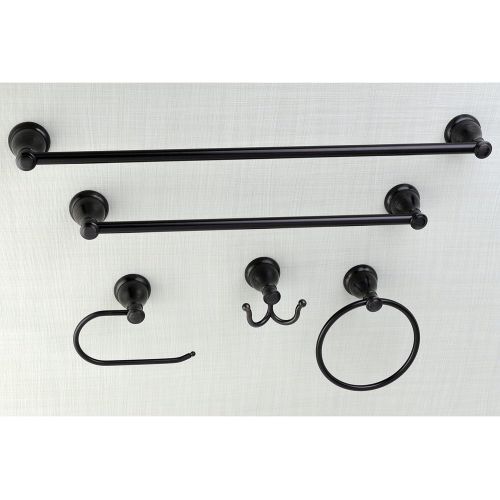  Kingston Brass Mesa Verde Towel Bar/Towel Ring/Toilet Paper Holder/Robe Hook, 18/24, Oil Rubbed Bronze