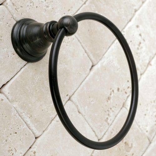  Kingston Brass BAHK192478ORB American Classic Towel Bar/Towel Ring/Toilet Paper Holder/Robe Hook, 18, Oil Rubbed Bronze