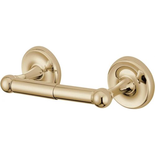  Kingston Brass BA318PB Classic Toilet Paper Holder, Polished Brass,9-1/4 Length