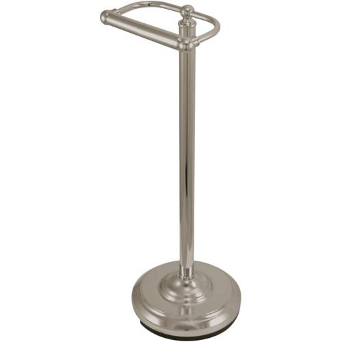  Kingston Brass CC2008 Classic Pedestal Paper Holder, Brushed Nickel,21-1/2 Length