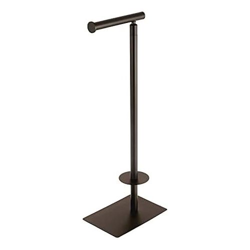  Kingston Brass CC8005 Claremont Freestanding Toilet Paper Holder, 22-3/4-Inch, Oil Rubbed Bronze