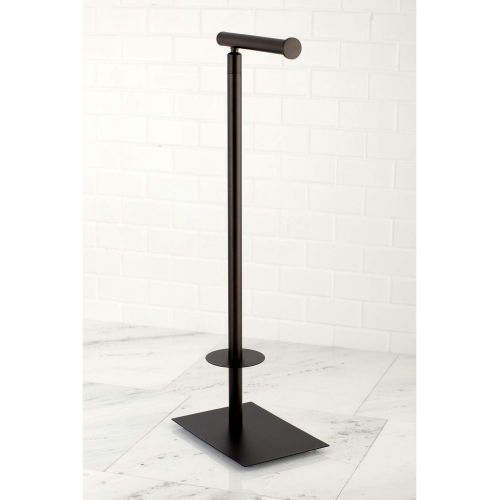  Kingston Brass CC8005 Claremont Freestanding Toilet Paper Holder, 22-3/4-Inch, Oil Rubbed Bronze