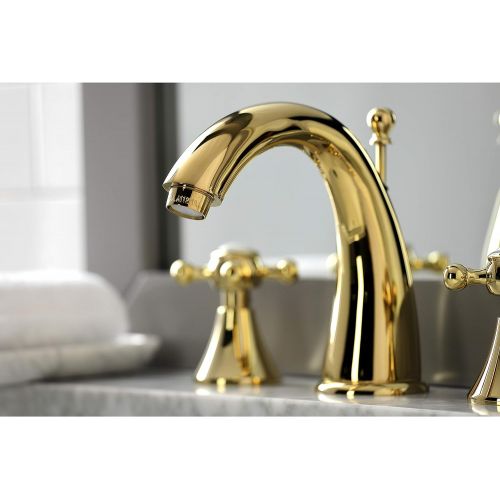  Kingston Brass ES2972BX English Country Widespread Lavatory Faucet, 5-1/2, Brass/Antique Brass