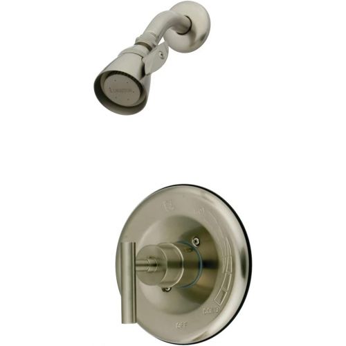  Kingston Brass KB6638CMLSO Manhattan Tub and Shower Faucet, 7-Inch, Satin Nickel