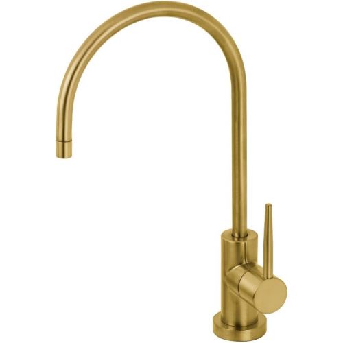  Kingston Brass KS8197NYL New York Single-Handle Cold Water Filtration Faucet, Brushed Brass