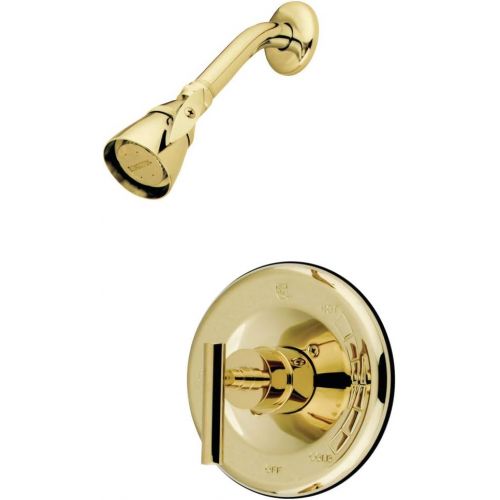  Kingston Brass KB6632CMLSO Manhattan Tub Faucet Shower Only, Polished Brass