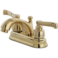 Kingston Brass KB5602FL 4-Inch Centerset Lavatory Faucet, 4, Polished Brass