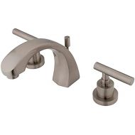 Kingston Brass KS4988CML Manhattan 8-Inch Widespread Lavatory Faucet, Satin Nickel