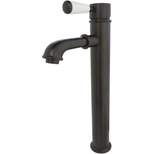  Kingston Brass KS7215DPL Paris Single Handle Vessel Sink Faucet, Oil Rubbed Bronze