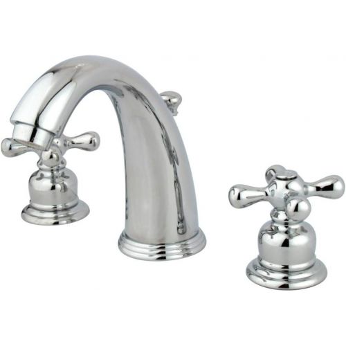  Kingston Brass KB981AX Victorian 8-Inch Widespread Lavatory Faucet, Polished Chrome