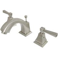 Kingston Brass FSC4688DL Concord Widespread Lavatory Faucet, 5-3/16 in Spout Reach, Brushed Nickel