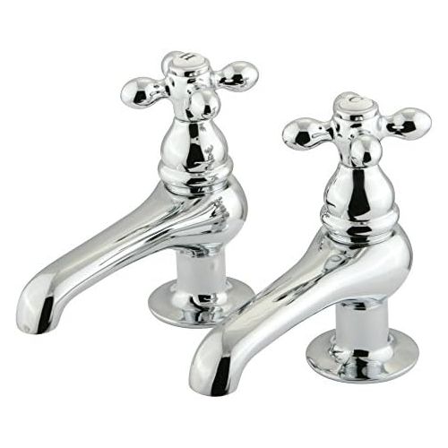  Kingston Brass KS3201AX Restoration Basin Lavatory Faucet, Polished Chrome