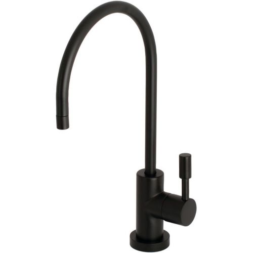  Kingston Brass KS8190DL Concord 1/4 Turn Water Filtration Faucet, 5-7/8 in Spout Reach, Matte Black