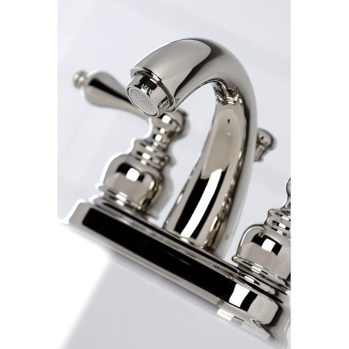  Kingston Brass KB5616AL Restoration 4-Inch Centerset Bathroom Faucet, Polished Nickel