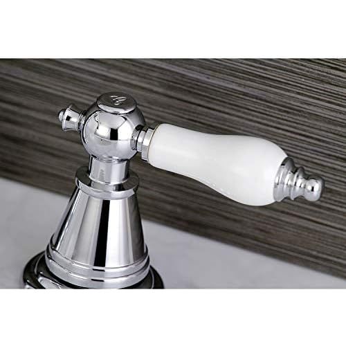  Kingston Brass FSC1971PL English Classic Widespread Lavatory Faucet, 5-5/16 Spout Reach, Polished Chrome