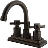 Kingston Brass KS8665DX Concord Lavatory Faucet, 4-7/8, Oil Rubbed Bronze