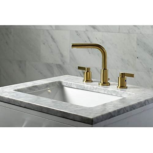  Fauceture FSC8953NDL 8 in. Widespread Bathroom Faucet, Brushed Brass