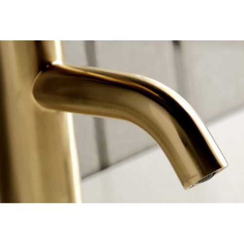  Fauceture LS8223DL Concord Single Handle Monoblock Bathroom Faucet, Brushed Brass