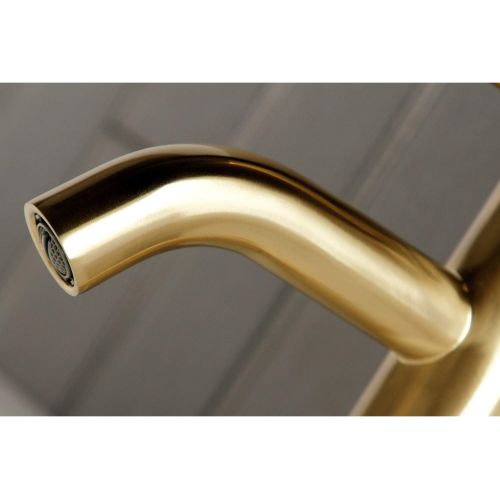  Fauceture LS8223DL Concord Single Handle Monoblock Bathroom Faucet, Brushed Brass