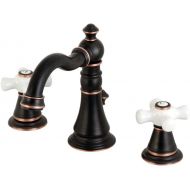 Kingston Brass FSC1976APX American Classic 8 in. Widespread Bathroom Faucet with Retail Pop-Up, Naples Bronze