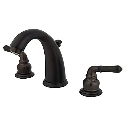  Kingston Brass GKB985 Magellan 8-Inch Widespread Lavatory Faucet with Retail Pop-Up, 5-1/4, Oil Rubbed Bronze