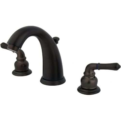  Kingston Brass GKB985 Magellan 8-Inch Widespread Lavatory Faucet with Retail Pop-Up, 5-1/4, Oil Rubbed Bronze