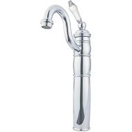 Kingston Brass KB1421PL Heritage Vessel Sink Faucet with Optional Cover Plate, Polished Chrome
