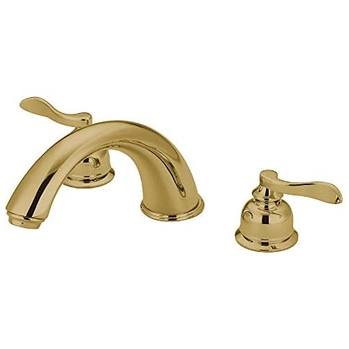  Kingston Brass KB8362NFL NuWave French Roman Tub Filler, Polished Brass