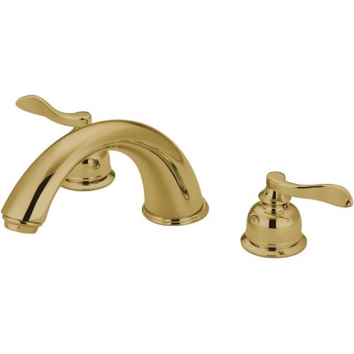  Kingston Brass KB8362NFL NuWave French Roman Tub Filler, Polished Brass