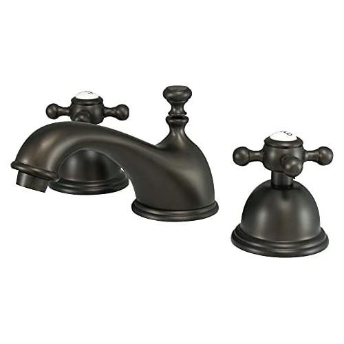  Kingston Brass KS3965BX Vintage 8-Inch Widespread Lavatory Faucet, Oil Rubbed Bronze