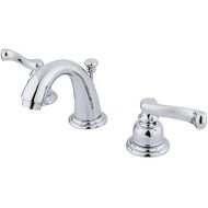 Kingston Brass KB911FL Mini-Widespread Lavatory Faucet with Retail Pop-Up, 3-3/4, Polished Chrome