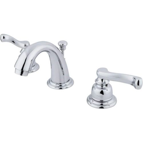  Kingston Brass KB911FL Mini-Widespread Lavatory Faucet with Retail Pop-Up, 3-3/4, Polished Chrome