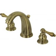 Kingston Brass KB983ALAB Victorian 2-Handle 8 in. Widespread Bathroom Faucet, Antique Brass